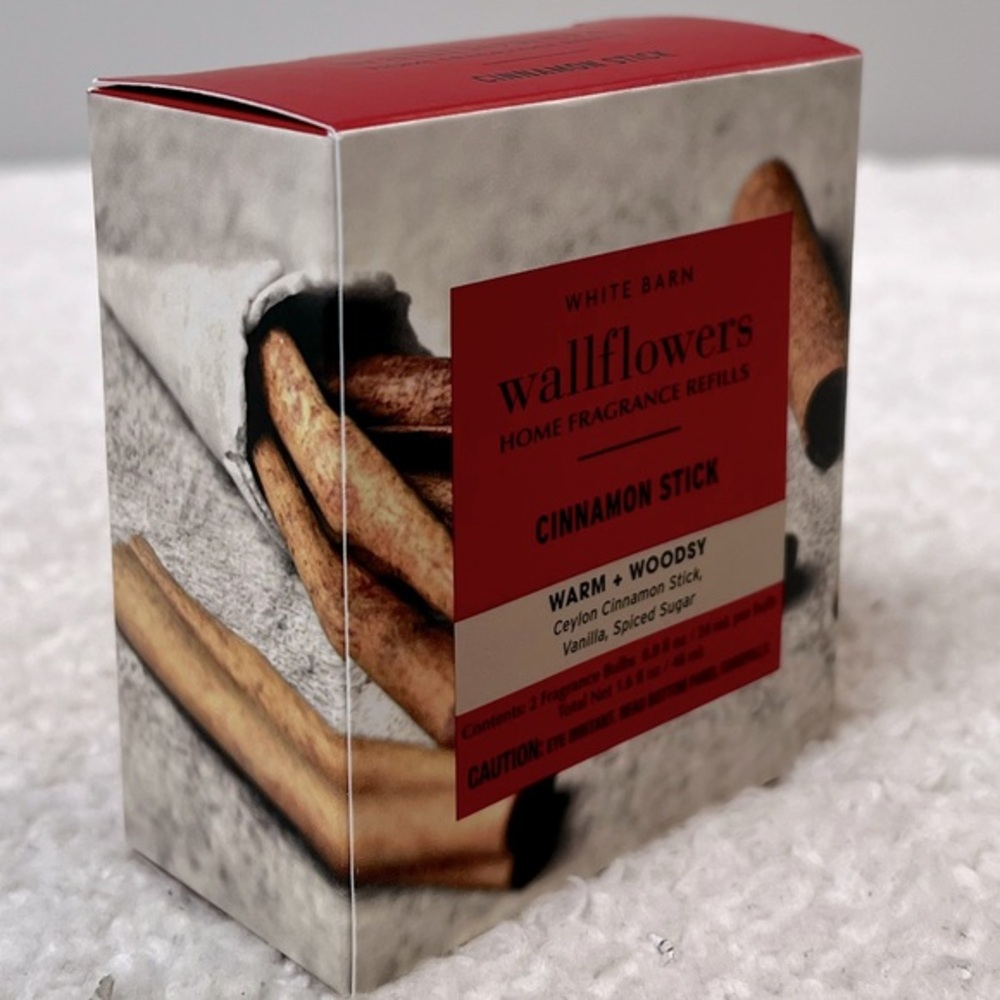 B&BW White Barn "Cinnamon Stick" Wallflowers Home Fragrance Refills